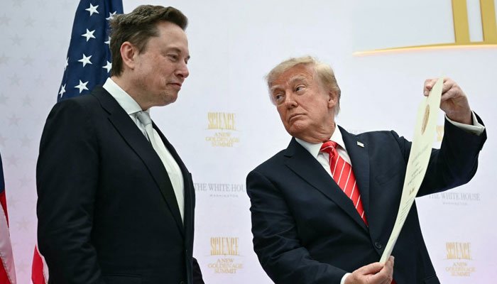 Elon Musk and Donald Trump in a report about Republican Party election donations