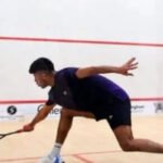Pakistani squash players Noor Zaman and Ahsab Irfan advance to the next round of the Silicon Valley Open.