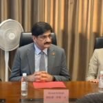 Sindh Chief Minister Murad Ali Shah inspecting Sukkur Barrage gates at HBSZ company in China