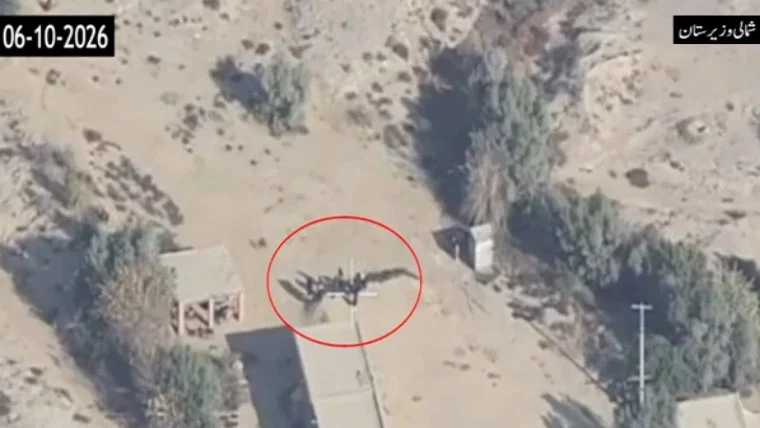 Security forces during an intelligence-based operation in North Waziristan
