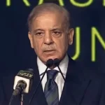 Prime Minister Shehbaz Sharif addressing a ceremony in Islamabad