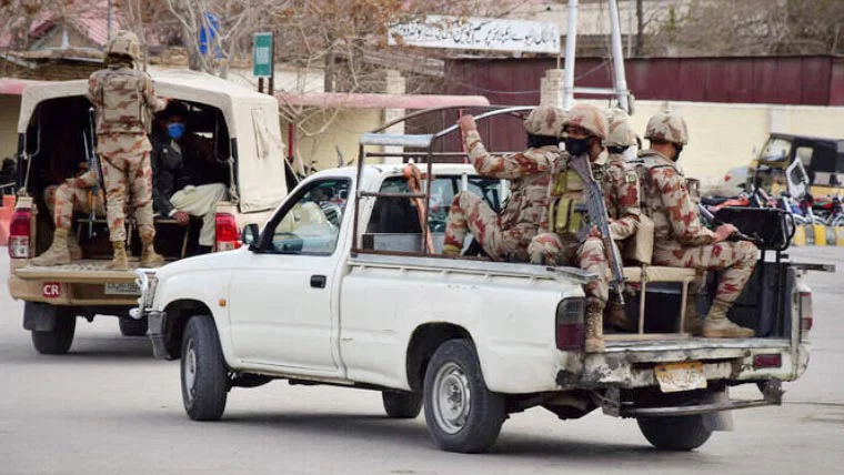 Security forces conducting counterterrorism operations in North Waziristan and Mastung