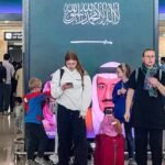 - Aircraft at Riyadh Airport as Saudi Arabia resumes flights amid security concerns and Houthi warnings.