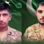 Pakistan Army security operation in which ISPR reported six militants killed and two soldiers martyred.