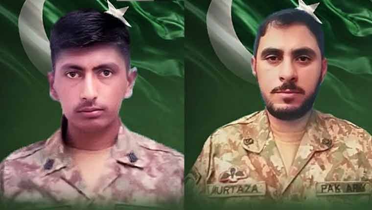 Pakistan Army security operation in which ISPR reported six militants killed and two soldiers martyred.