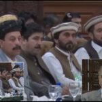 Shehbaz Sharif and Asim Munir meeting tribal representatives on security and development in Khyber Pakhtunkhwa