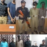 Karachi Central Police operation against criminal elements and drug sellers