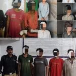 Karachi police operation against suspected criminals and drug dealers in District Central