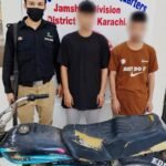 Jamshed Quarters police recover stolen motorcycle and arrest two suspects