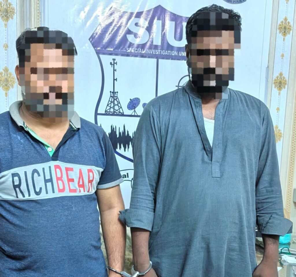 SIU CIA Karachi action against two suspected street criminals