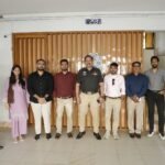Bachha Party marketing team meeting DIG Traffic Karachi at the Traffic Police office
