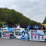 Students participate in NCCIA cyber awareness walk at Karachi University