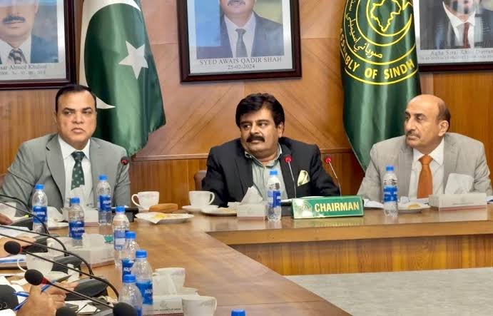 Sindh Education Minister Sardar Ali Shah reviewing STREAM education plans