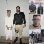 Karachi District Central Police operation against suspected gutka mawa sellers and undocumented foreign nationals