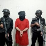 Security personnel conduct a joint counterterrorism operation in Karachi following the arrest of a suspected militant