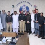 IG Sindh Javed Alam Odho meeting goods transporters to discuss highway security and transporters’ concerns