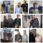 District Central Police operations against drug dealers and wanted suspects in Karachi