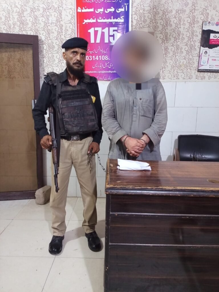 Police operation against suspected drug trafficking in Baldia, Keamari, Karachi