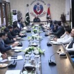 IG Sindh Javed Alam Odho reviewing Karachi Safe City project performance at Central Police Office Karachi
