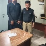 Police operation against suspected drug dealing in Landhi by Sharafi Goth Police