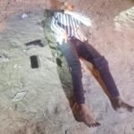 Karachi police operation in Rizvia Society following an armed encounter.