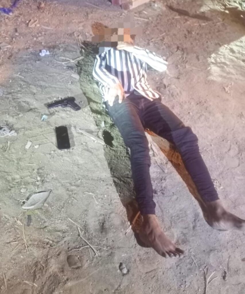 Karachi police operation in Rizvia Society following an armed encounter.