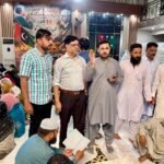 Pakistan Peoples Party leaders and workers attend a Quran recitation ceremony for Karsaz tragedy victims in Karachi.