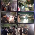 SSP Malir Dr Abdul Khaliq Pirzada reviews police snap-checking operations and directs officers to thoroughly check suspicious people and vehicles.