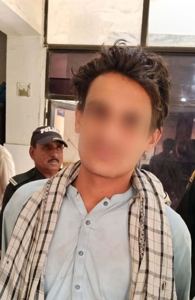 Karachi police investigation into firing at Al Fajr Hotel near Noors Chowrangi.