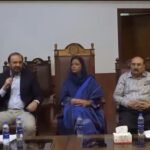 Sindh IGP Javed Alam Odho attending the World Trauma Day event at Dow University of Health Sciences in Karachi