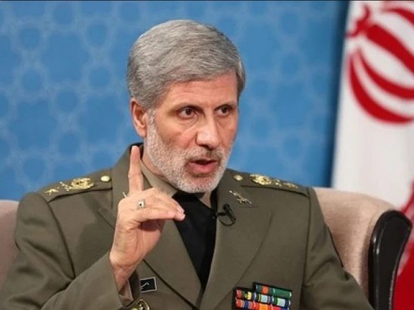 Iranian Army Chief Amir Hatami speaking about Iran’s position on the Strait of Hormuz
