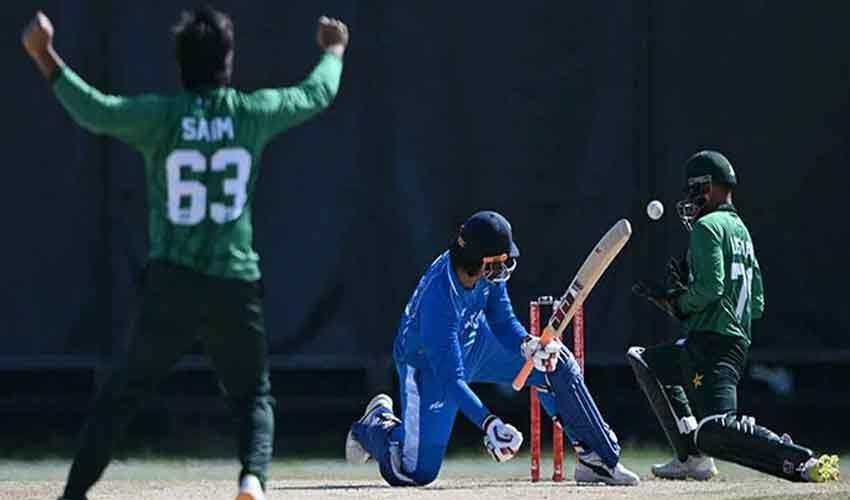 India and Pakistan cricket teams during the Asian Games final