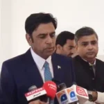 Sindh Chief Secretary speaking at a rabies awareness event in Karachi