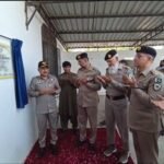 Additional IG Javed Akbar Riaz inaugurating new Motorway Police Beat 33 camp office in Hyderabad