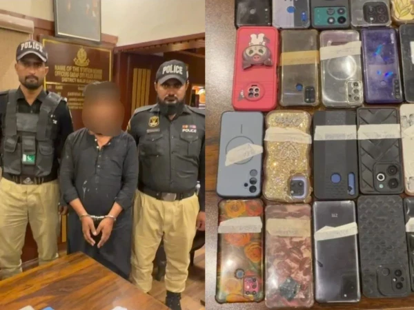 Karachi Police investigation into the alleged job scam at Ansari Meadows farmhouse in Gadap Town, Karachi.