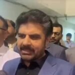 Sindh Local Government Minister Nasir Hussain Shah presiding over the 1200th KDA Governing Body meeting at Civic Centre Karachi.