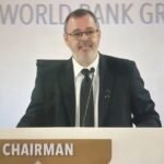 Pakistan’s Economic Affairs Minister Ahsan Cheema at the World Bank Group and IMF annual meetings in Bangkok