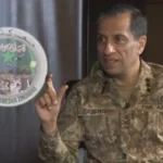 DG ISPR Ahmed Sharif Chaudhry discussing Pakistan’s position on the Makkah Alliance