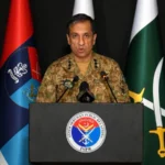 DG ISPR Ahmed Sharif Chaudhry discussing Pakistani troops in Saudi Arabia