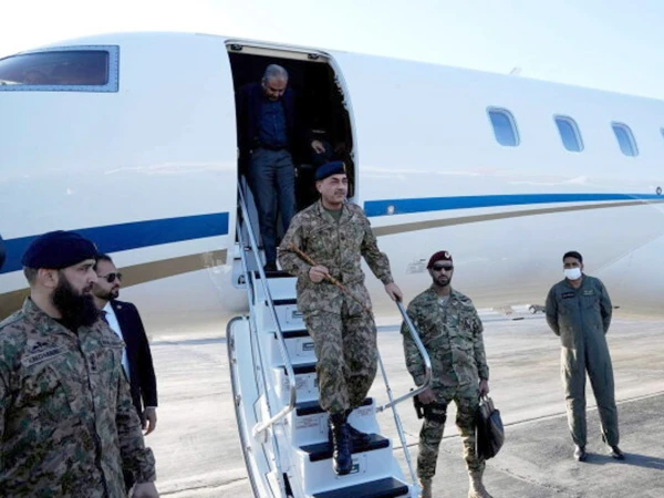 Field Marshal Syed Asim Munir during his official visit to Tehran, Iran.