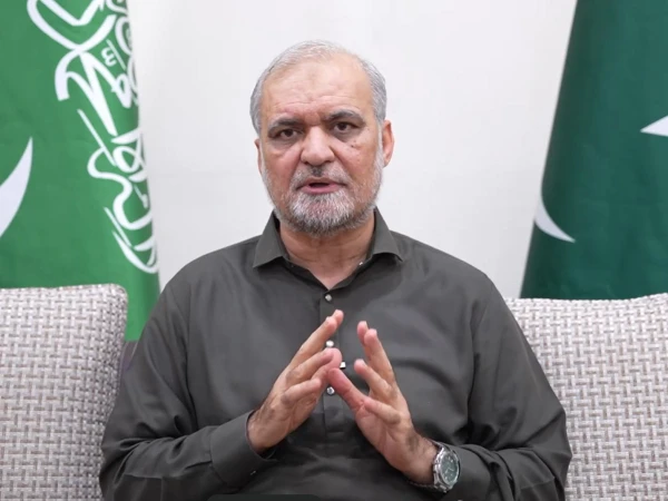 Jamaat-e-Islami chief Hafiz Naeem ur Rehman speaking about the Khyber Pakhtunkhwa political situation