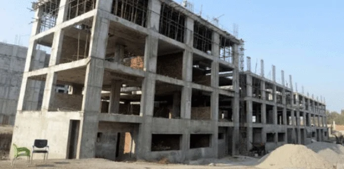 Housing development in Khyber Pakhtunkhwa under the housing regularisation process.