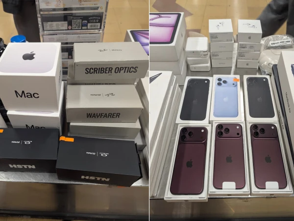 Pakistan Customs officials seize Apple products at Jinnah International Airport Karachi