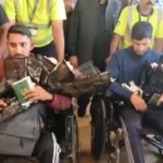 Bodies and injured Pakistani survivors arrive at Karachi Airport