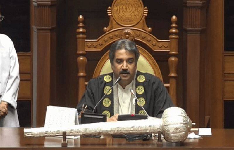Sindh Assembly Speaker Owais Qadir Shah meeting goods transporters representatives