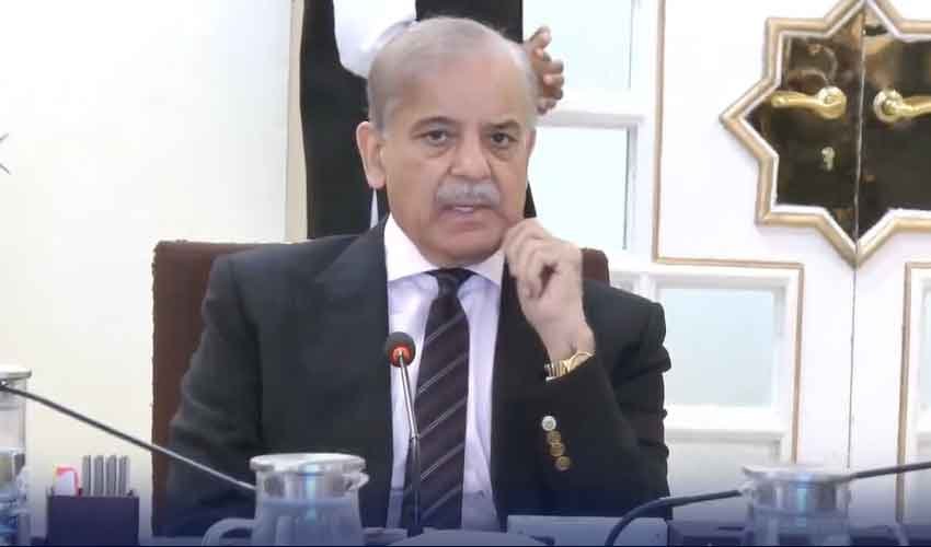 Prime Minister Shehbaz Sharif meeting Amir Muqam in Islamabad