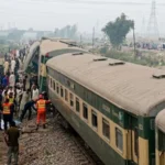 Rescue operation after Rahman Baba Express derailed near Sher Shah Bridge in Multan