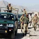 Security forces conducting operations against terrorists in Pakistan