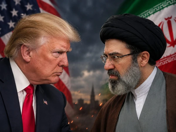 Iran strikes remain a possibility as Donald Trump declines to rule out further US military action.